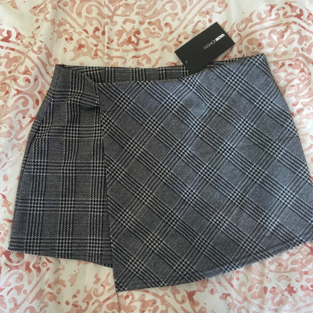 Plaid Skort
